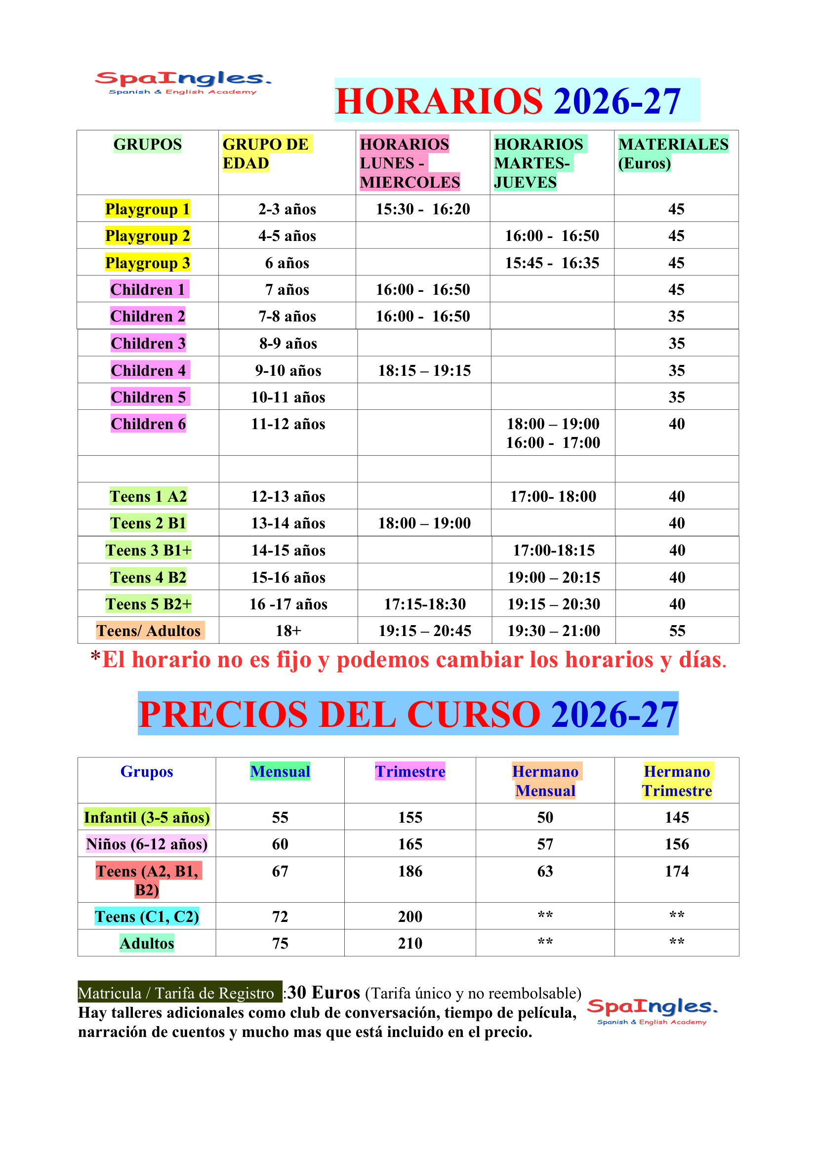 Horarios 2026-27-1